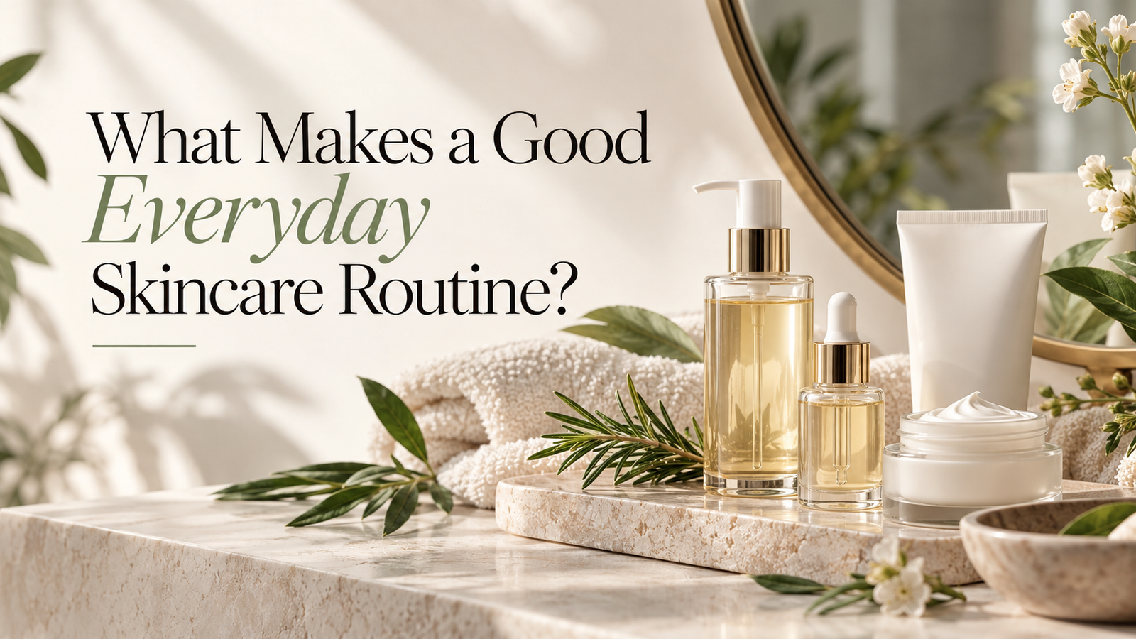 What Makes a Good Everyday Skincare Routine?